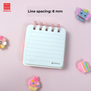 Cuaderno de Tapa Dura en Espiral con Colgante, Origen Vietnam, 100 Páginas, 85x85 mm, Diversos Colores Brillantes, Servicio Promocional OEM/ODM - Product Image 2