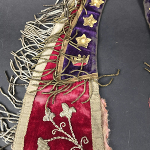 Écharpes Grand Constantine personnalisées en gros avec ruban blanc et broderie sur mesure pour écharpes maçonniques - Product Image 3