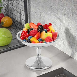Exclusivo Tazón de Metal para Helado con Cuchara, Plato de Acero Inoxidable para Postre, Decoración de Mesa - Product Image 2