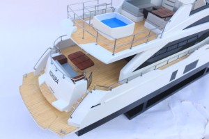 PRINCESS SUPERYACHTS 30M - Maqueta de Barco de Madera Hecha a Mano - Decoración para el Hogar, Regalo Hecho a Mano para Acción de Gracias - Product Image 2