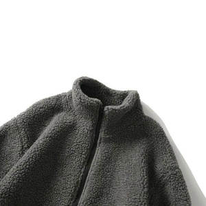 <b>Men's</b> Hooded <b>Sherpa</b> <b>Fleece</b> Jacket Windproof Canvas Patchwork Winter Coat for Outdoor Casual Wear - Product Image 2