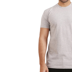 T-shirt Homme Slim Fit Col Rond Manches Courtes Décontracté Personnalisé Vente en Gros Coton Jersey Tee Top Basique Quotidien Fournisseur OEM XX - Product Image 5