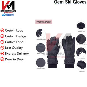 Gants de ski durables, imperméables, coupe-vent, protection thermique pour les activités hivernales - Product Image 3