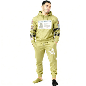 Evening Jogging Tracksuit Men Hoodie And <b>Pants</b> Set Designed For Outdoor Running Comfort And Night Activity - Product Image 4