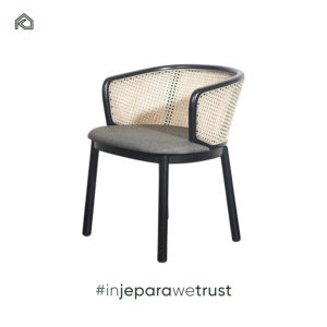 Silla de Comedor Moderna Hecha a Mano con Marco de Madera de Teca y Ratán, Duradera y Ecológica para Hoteles en Australia - Cika - Product Image 2