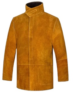 Veste de soudage en polyéthylène haute résistance, résistante à la chaleur, manches longues, protection contre le feu 300C-500C, niveau de protection respiratoire - Product Image 4