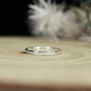 S925 Women's Thin Gold Plated <b>Silver</b> CZ <b>Ring</b> with Claw Setting Full Pave <b>Statement</b> Promise <b>Ring</b> for Daily Wear - Product Image 5