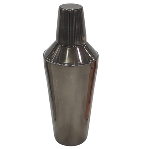 Shaker à cocktails noir métallisé de luxe 24oz, en acier inoxydable, shaker à martini professionnel, ensemble de barware pour hôtel, club, fête - Product Image 1