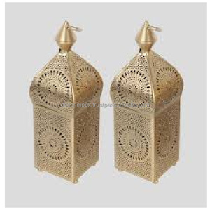 Red Hnging Lantern Portavelas Hoja de hierro Grabado para linternas Son accesorios de iluminación decorativos - Product Image 5