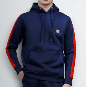 เสื้อฮู้ดดี้ผู้ชายทรงสลิมฟิตแบบเรียบหรู พรีเมียม สวมใส่สบาย ระบายอากาศได้ดี เป็นมิตรต่อสิ่งแวดล้อม รับผลิตแบบ OEM - Product Image 6