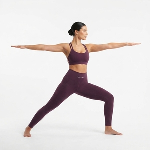 Leggings taille haute pour femmes et soutien-gorge de sport à double bretelle, ensemble de vêtements de sport actifs en deux pièces - Product Image 6