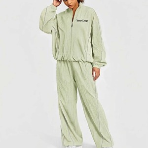 Custom Logo <b>Women's</b> Nylon Windbreaker Half Zip jacket & <b>Pant</b> 2 Piece <b>Women's</b> Tracksuits Lightweight Sportswear <b>Women</b> <b>Sweat</b> Suits - Product Image 4