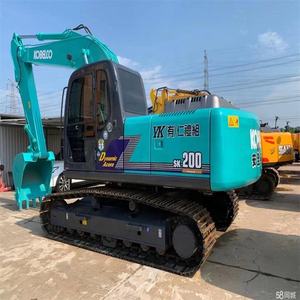 Excavatrice d'occasion prête à la vente Kobelco SK200 Japon d'origine 20 tonnes d'occasion, pelle hydraulique sur chenilles d'occasion SK115 SK75-8 - Product Image 3