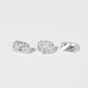 Pierres détachées 0,90 par pièce, diamants synthétiques de laboratoire taille radiant, excellente taille, couleur DEF, pour la création de bagues de fiançailles solitaires - Product Image 3