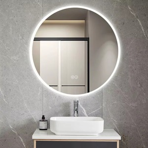 Modern LED Handmade Contemporary <b>Bathroom</b> <b>Mirror</b> Backlit Touch Sensor <b>Frameless</b> Wall Mounted Vanity <b>Mirror</b> Home Hotel Decor - Product Image 6