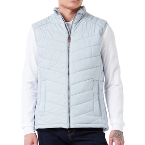Chaleco de Plumón Acolchado para Hombre, Diseño Brillante y Grueso, con Logotipo Personalizado, Servicio OEM - Product Image 1
