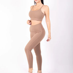 Conjunto Deportivo para Mujer, Camiseta Deportiva de Manga Larga para Correr, Traje de Yoga y Fitness, Leggings para Correr y Hacer Ejercicio - Product Image 3