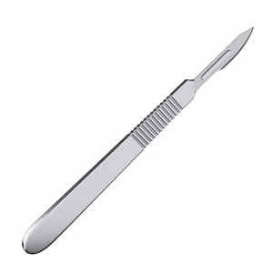 Lame de scalpel chirurgical en acier inoxydable épaissi de qualité allemande, réutilisable, haute qualité, n°2, 3, 5, manche CE Narham Enterprises - Product Image 5