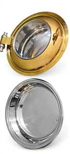 Plat à réchaud doré en acier inoxydable, ensemble de 4 pièces, chauffe-plats, support de buffet, pour traiteur, mariage, hôtel, banquet, 8L, lavage à la main uniquement - Product Image 3