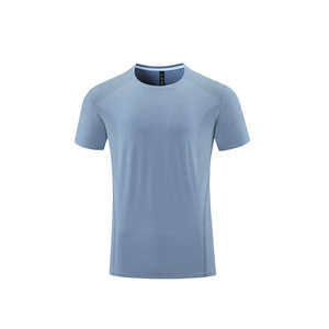 Camiseta Deportiva para Hombre, con Paneles de Malla Transpirable en los Hombros, Cuello Redondo, Manga Corta, para Entrenamiento Atlético, Gimnasio, Ejercicio - Product Image 2