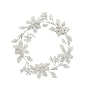 Support mural en fer forgé pour bougies, 15 pouces, décoration d'intérieur, style couronne en métal durable - Product Image 2
