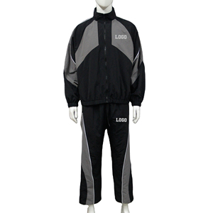 Veste de survêtement sportive pour garçons à manches longues avec blocs de couleur, col montant zippé, en polyester respirant, coupe régulière, pour l'automne - Product Image 5