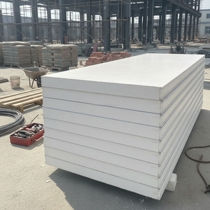 Paneles Sándwich Metálicos con Núcleo de Espuma de PU, Resistentes al Fuego, Material de Construcción Ecológico para Techos y Paredes Exteriores - Product Image 2