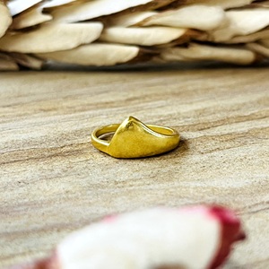 Unique Design Minimalist Peak <b>Ring</b> Boho Brass <b>Rings</b> For Women 18k Gold Plated Geometric Mountain Band <b>RIng</b> For Wholesale/OEM/ODM - Product Image 1