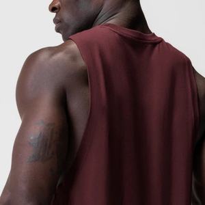 เสื้อกล้ามคอเต่าผู้ชาย พิมพ์โลโก้ได้ ผ้าฝ้าย 100% แบบริบ ระบายเหงื่อได้ดี เหมาะสำหรับออกกำลังกาย - Product Image 4