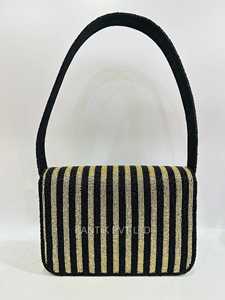 Bolso de Mano Impermeable con Cuentas de Lujo, Forma de Sillín, con Correa y Cierre, para Uso Diario de Mujeres, Capacidad de hasta 1L - Product Image 2
