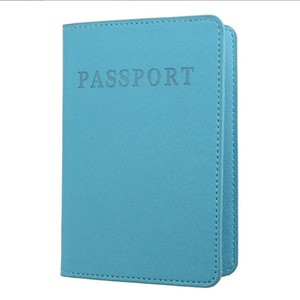 PU Leather Passport <b>Holder</b> Slim Card <b>Wallet</b> Cover Case for Travel PU Leather Passport Case Card <b>Holder</b> for Travel Slim <b>Wallet</b> - Product Image 3