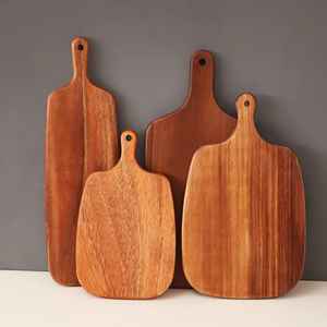 Juego de tablas de cortar de bambú con soporte, tablas de cortar codificadas por colores con base, juego de tablas de preparación de alimentos para cocina - Product Image 4