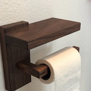 Portarrollos de Papel Higiénico Cuadrado de Madera Ecológico para Montar en la Pared, Hecho a Mano, Calidad Premium, Ideal para Regalo de Inauguración, Precio Bajo, Venta al Por Mayor - Product Image 2
