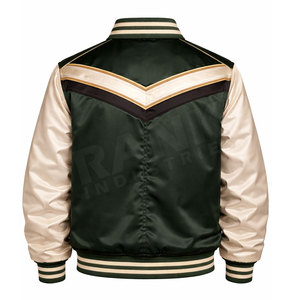 Fashionable Street Style Winter <b>Jacket</b> Satin Varsity <b>Jacket</b> <b>Slim</b> <b>Fit</b> Stylish Wear Satin Varsity <b>Jacket</b> - Product Image 2