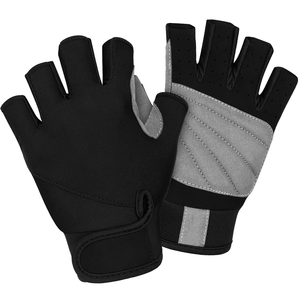 Gants de navigation en cuir synthétique, protection UV, adhérence durable, respirants, confortables, fermeture auto-agrippante, unisexe, pour sports nautiques - Product Image 6
