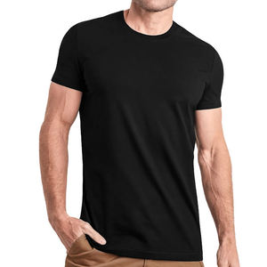 T-shirt à manches courtes pour homme RICSA INTERNATIONAL, couleur unie, 100% coton, haut décontracté d'hiver, doublure en polyester respirant, teinture unie - Product Image 3