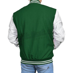 High Quality Custom Leather Sleeves Letterman Jacket Stylish Varsity Teamwear <b>Warm</b> Comfortable Fit - Product Image 5