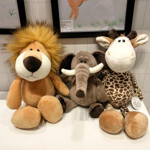 Premium 2026 Custom Jungle Tiger Forest <b>Stuffed</b> Animal <b>Toys</b> <b>Soft</b> Plush Fox Raccoon Giraffe Elephant Dinosaur Manufacturer - Product Image 3