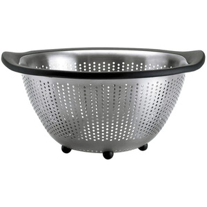 High Performance Round Stainless Steel Deep Fry Basket with Foldable Handle for Fast and Even Cooking - Product Image 1