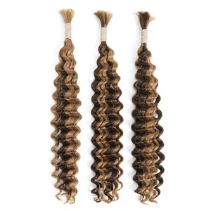 ผมมนุษย์สีน้ำตาลเข้มแบบลอน สำหรับต่อผมแบบ Remy  แบบเป็นมัด  แบบธรรมชาติสีดำ  ฐานไหมอินเดีย  แบบ Double Drawn  ปรับขนาดได้  100% HD - Product Image 4