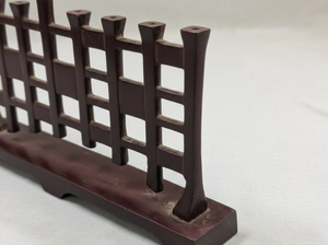 Nouvelle Ménorah Hanoucca Artisanale en Aluminium Poli Marron de 5,5 Pouces, Style Moderne |   Candélabre compact à 9 branches résistant à la chaleur - Product Image 3