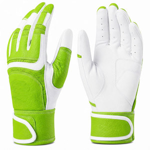 Gants de frappe de baseball renforcés avec protection du pouce et de la plante des doigts, anti-vibration, rembourrage intégré, sangle Velcro – Vente en gros - Product Image 6