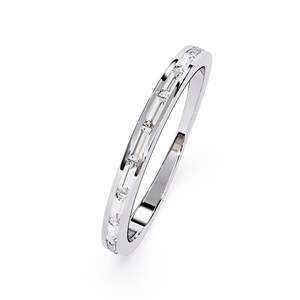 Platinum Round Brilliant Cut Lab Grown Diamond Gold Plated IGI Certified Luxury Classic Style Women's Engagement <b>Ring</b> - Product Image 2