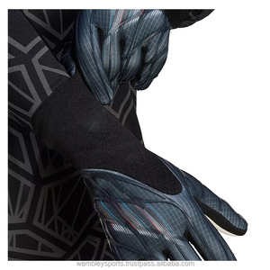Unisex Full <b>Finger</b> Goalkeeper Gloves PU Palm Non Slip Breathable Adjustable Wrist <b>Strap</b> <b>Finger</b> Protection - Product Image 4