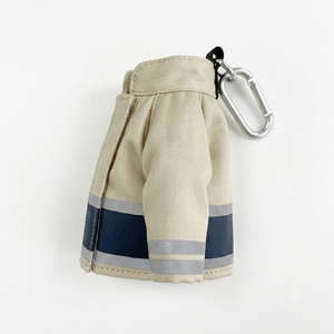 พวงกุญแจรูปแจ็คเก็ตหนัง PU ขนาดเล็ก - Product Image 3