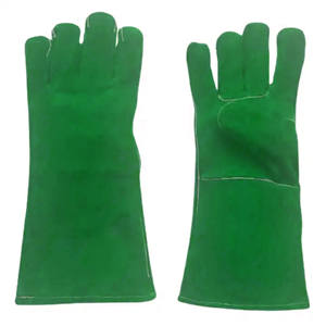 Guantes de Soldadura de Cuero Vacuno de Primera Calidad, Protección para las Manos, Resistentes al Calor y a las Chispas, para Trabajos de Bomberos, Seguridad Industrial, Soldador - Product Image 3