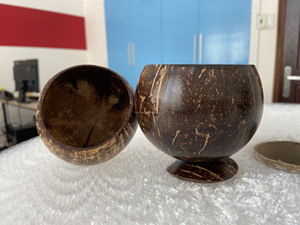 Nouveaux gobelets à crème glacée en coque de noix de coco écologiques et naturels 2021 avec logo personnalisé et taille personnalisée - Prix avantageux - Product Image 4