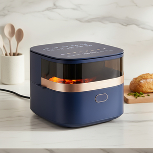 Sudex Smart Digital Square Plastic Air Fryer 7.5L A7D Oil Free Electric with <b>Timer</b> for Household Healthy Cooking - Product Image 2