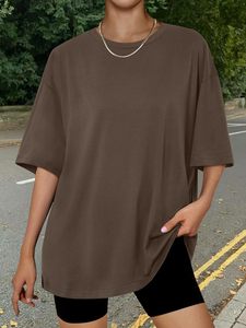 Camiseta de sublimación para mujer, 95% poliéster con tacto de algodón, personalizable, color liso, informal, ajustada, para verano - Product Image 3