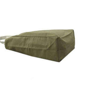 Bolsa de Compras de Lona de Algodón con Estampado Personalizado Ecológico, Tamaño Mediano, con Asa Larga y Correa para el Hombro, en Oferta - Product Image 3